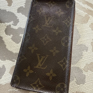 Louis Vuitton Monogram Porte Carte Credit Bifold Wallet Long Billfold